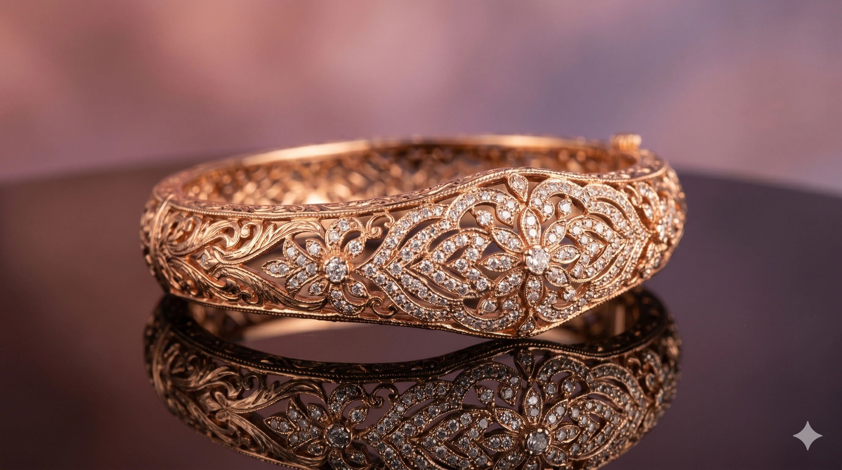 Stacked gold bangles — trade jewellery